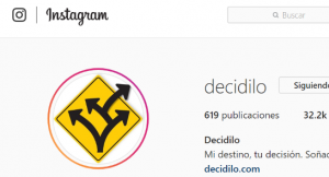 Estadísticas de Instagram de Decidilo